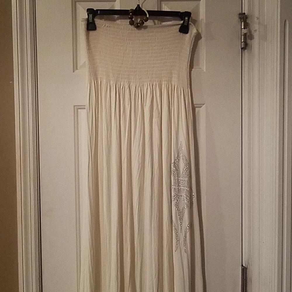 Cristina love halter sleeveless white dress